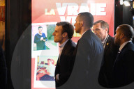 NEWS - Wahlen in Frankreich: Emmanuel Macron lässt sich im La Rotonde feiern