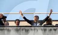 NEWS - Wahlen in Frankreich: Emmanuel Macron lässt sich im La Rotonde feiern