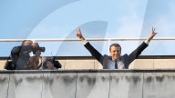 NEWS - Wahlen in Frankreich: Emmanuel Macron lässt sich im La Rotonde feiern