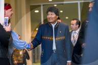 NEWS - New York: Evo Morales besucht das UNO-Hauptquartier