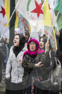 NEWS - Brüssel: Kurden protestieren gegen türkische Bombardierungen