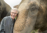 PEOPLE - Paul O'Grady hat ein Herz für Elefanten in Delhi
