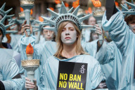 NEWS - London: Amnesty International demonstriert gegen Trumps Ausländerpolitik