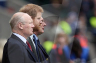 PEOPLE - Prinz Harry beim Rugby Match in Twickenham