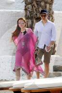 PEOPLE - Lindsay Lohan macht Ferien auf Mykonos