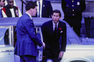 Princess Diana and Prince Charles Attend Services at the Washington National Cathedral