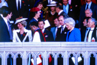 Princess Diana and Prince Charles Attend Services at the Washington National Cathedral