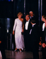 Princess Diana and Prince Charles at the National Gallery of Art
