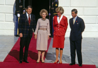 Princess Diana and Prince Charles at the White House