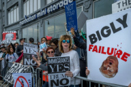 US: Thousands protest TrumpÕs first visit to NYC