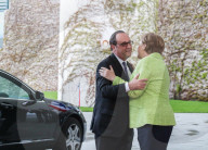 NEWS - Angela Merkel empfängt Francois Hollande in Berlin