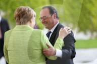 NEWS - Angela Merkel empfängt Francois Hollande in Berlin