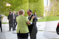 NEWS - Angela Merkel empfängt Francois Hollande in Berlin