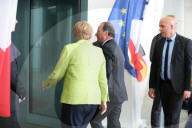 NEWS - Angela Merkel empfängt Francois Hollande in Berlin