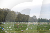 REPORTAGE - London: Abfall im Hyde Park