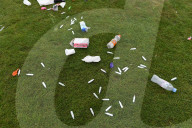 REPORTAGE - London: Abfall im Hyde Park