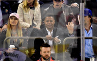 PEOPLE - Cuba Gooding Jr. fiebert nit den Rangers mit
