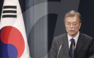 NEWS - Der neue südkoreanische Präsident Moon Jae hält ein Presskonferenz