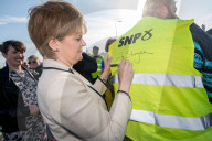 NEWS - Schottlands erste Ministerin Nicola Sturgeon auf Wahlkampftour in Fife