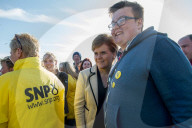 NEWS - Schottlands erste Ministerin Nicola Sturgeon auf Wahlkampftour in Fife