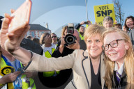 NEWS - Schottlands erste Ministerin Nicola Sturgeon auf Wahlkampftour in Fife