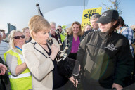 NEWS - Schottlands erste Ministerin Nicola Sturgeon auf Wahlkampftour in Fife