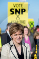 NEWS - Schottlands erste Ministerin Nicola Sturgeon auf Wahlkampftour in Fife