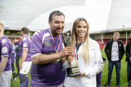 PEOPLE - Katie Price gewinnt mit ihrem Team den Charity-Fussballmatch