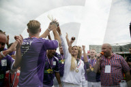 PEOPLE - Katie Price gewinnt mit ihrem Team den Charity-Fussballmatch