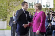 NEWS - Angela Merkel empfängt Emmanuel Macron in Berlin