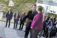 NEWS - Angela Merkel empfängt Emmanuel Macron in Berlin