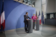 NEWS - Angela Merkel empfängt Emmanuel Macron in Berlin