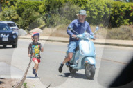 PEOPLE - Owen Wilson's Vespa hat den Geist aufgegeben
