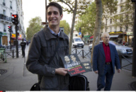 Paris:  Gaetan Dussausaye, Front National de la Jeunesse 