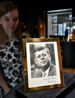 Sale of contents of Glyn Cywarch photocall at Bonhams, London, UK - 27 Mar 2017