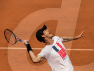 PEOPLE - Novak Djokovic trainiert mit Andre Agassi im Roland Garros Stadion