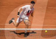 PEOPLE - Novak Djokovic trainiert mit Andre Agassi im Roland Garros Stadion