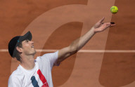 PEOPLE - Novak Djokovic trainiert mit Andre Agassi im Roland Garros Stadion