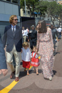 PEOPLE - Grand Pix von Monaco: Andrea Casiraghi entzückt mit Tatiana und den Kidies