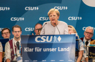 NEWS - MÃ¼nchen: Angela Merkel im Festzelt bei der Truderinger Festwoche 