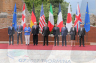 NEWS - G7 in Taormina: Posieren fÃ¼r das Gruppenbild
