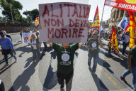 NEWS - Italien: Alitalia Mitarbeiter protestieren in Rom