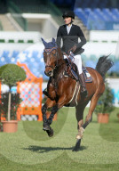 PEOPLE - Luna Marie Schweiger hoch zu Ross am Spring- und Dressur Derby in Hamburg