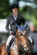 PEOPLE - Luna Marie Schweiger hoch zu Ross am Spring- und Dressur Derby in Hamburg