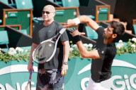 PEOPLE - Roland Garros: Andre Agassi zurück im Tenniszirkus