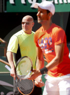 PEOPLE - Roland Garros: Andre Agassi zurück im Tenniszirkus