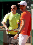 PEOPLE - Roland Garros: Andre Agassi zurück im Tenniszirkus