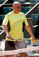 PEOPLE - Roland Garros: Andre Agassi zurück im Tenniszirkus