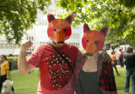 NEWS - Protest in London gegen Fuchsjagd
