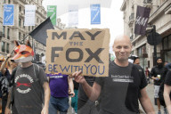NEWS - Protest in London gegen Fuchsjagd